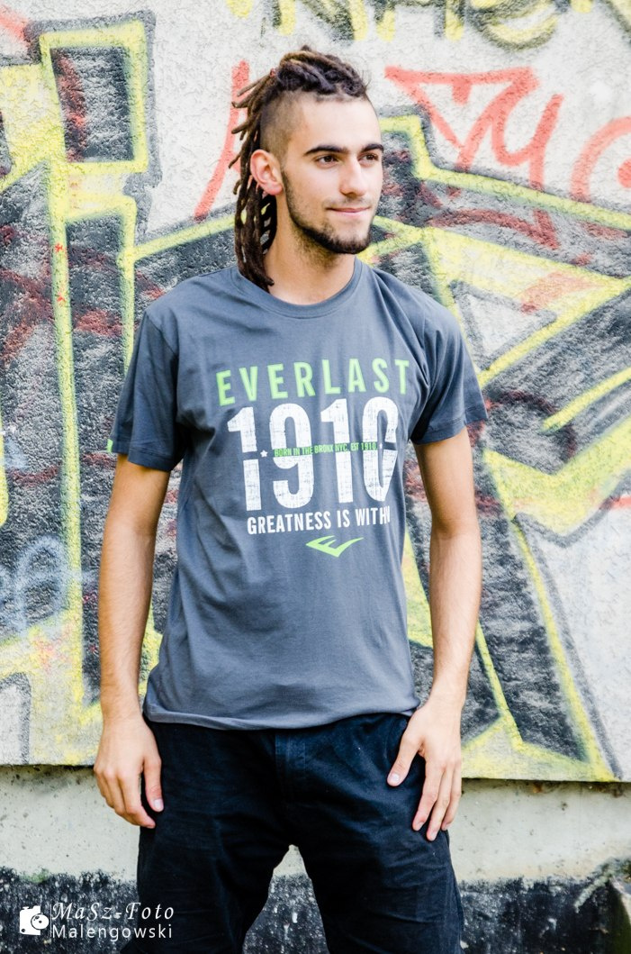 EVERLAST T-SHIRT EVR9300 CHARCOAL